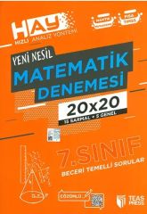 7. Sınıf Yeni Nesil Matematik Denemesi 40 Adet