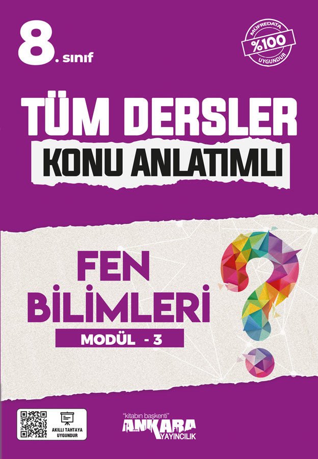 8.Sınıf Tüm Dersler Konu Anlatımlı Fen Bilimleri Modül-3