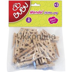 BUBU MANDAL 3 CM 40LI NATURAL