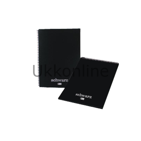 K.COLOR  SİYAH DEFTER ÜSTEN SPR A4 SCHWARZ 60YP