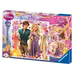 RAVENSBURGER COCUK 3x49 PUZZLE 092987 RAPUNZEL
