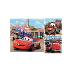 RAVENSBURGER COCUK 3x49 PUZZLE 092819 CARS2 YARIS KE