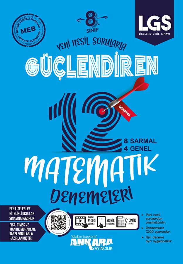 8. Sınıf Matematik Güçlendiren Denemeleri (12)