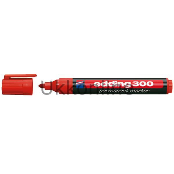 EDDİNG PERMANENT MARKÖR E-300 KIRMIZI