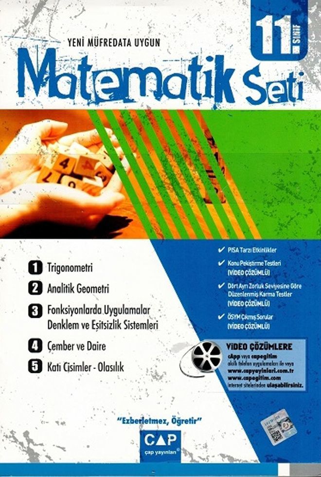 11. Sınıf Anadolu Lisesi Matematik Seti Çap Yayınları