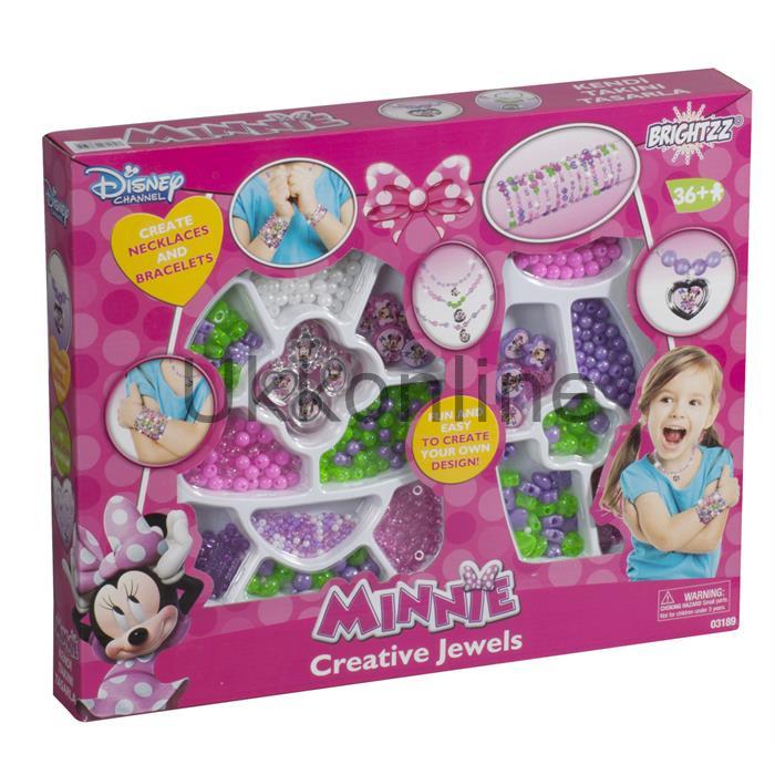 Fen 03189 Minnie Mouse Takı Seti Büyük İkili Kutu