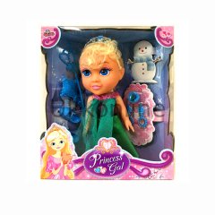 WG-83104 KUT 4 ASORTİ 10 İNCH PRENSES BEBEK