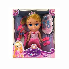 WG-83104 KUT 4 ASORTİ 10 İNCH PRENSES BEBEK