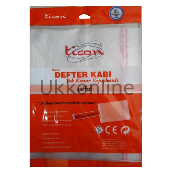 TİCON HAZIR DEFTER KABI TEK KNR YPŞ ŞEFFAF