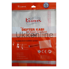 TİCON HAZIR DEFTER KABI TEK KNR YPŞ ŞEFFAF