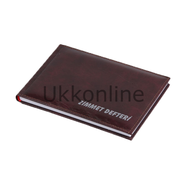 GÜLPAŞ ZİMMET DEFTER SUNİ DERİ CİLTLİ KÜÇÜK 100YP