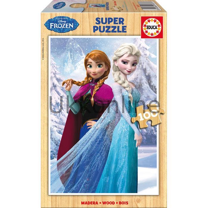 EDUCA COCUK PUZZLE AHSAP 100 16373  FROZEN