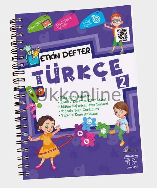 2.SINIF ETKİN AKILLI DEFTER TÜRKÇE KAYA YAYINLARI