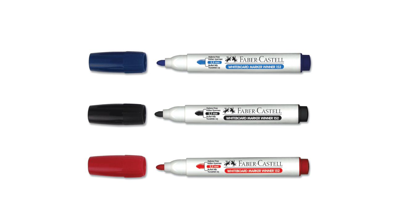 Faber-Castell White Board Markör 152, Mavi
