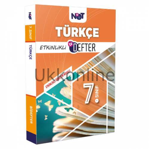 BİNOT 7. SINIF TÜRKÇE ETKİNLİKLİ Bİ DEFTER 2019