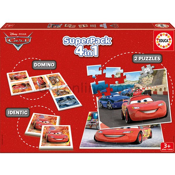 14927/EDU DISNEY CARS 2 SUPERPACK /Educa