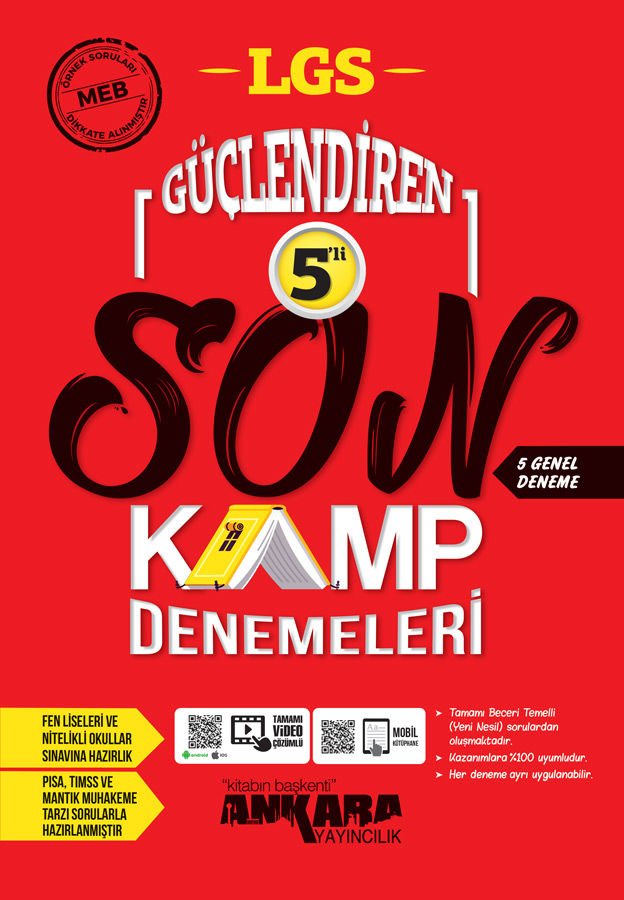 LGS Güçlendiren 5'li Son Kamp Denemeleri