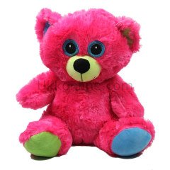 29145E 25CM PELUŞ PARLAK RENKLİ AYI