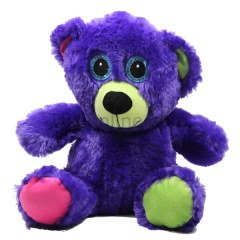 E29145 35CM PELUŞ PARLAK RENKLİ AYI