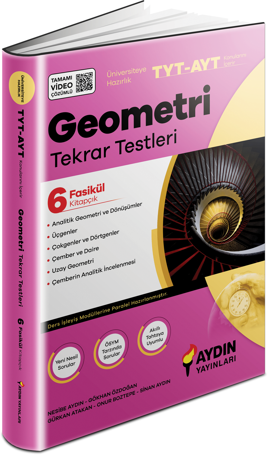 Aydın Üniversiteye Hazırlık Tyt - Ayt Geometri Tekrar Testleri