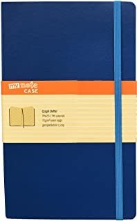 MYN300-B-Ç MYNOTE CASE 19X25  DEFTER 96 YP. ÇİZGİLİ KOYU MAVİ SERT KAPAK