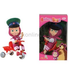 01684 MASHA ŞAPKALI/BİSİKLETLİ 12CM