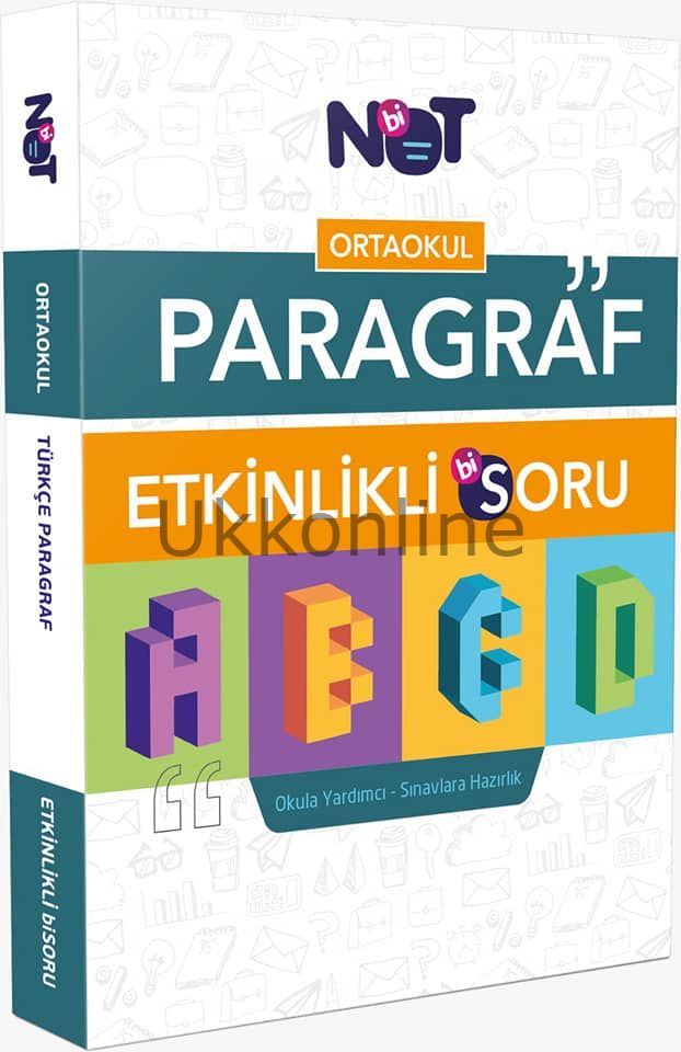 BİNOT 8.SINIF TÜRKÇE PARAGRAF ETKİNLİKLİ SORU BANKASI 2019