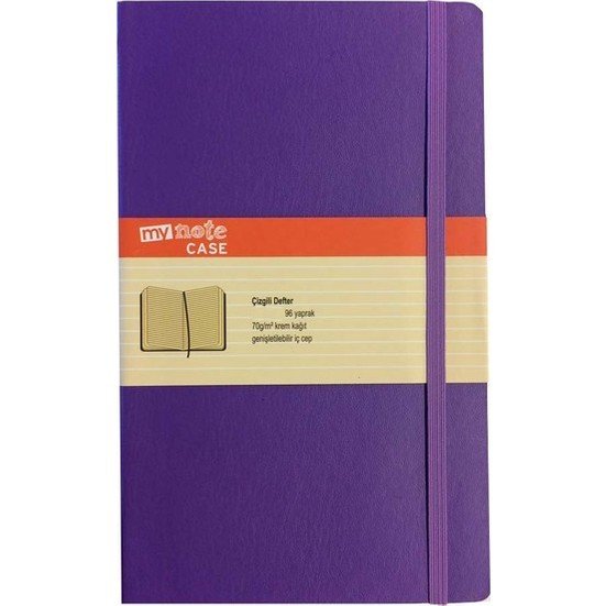 MYN108-Ç MYNOTE CASE 19X25  DEFTER 96 YP. ÇİZGİLİ MOR