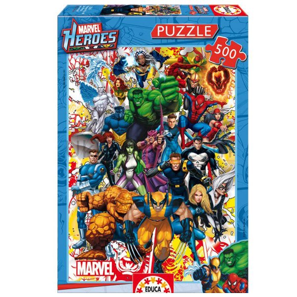 15560/EDU 500pcs MARVEL HEROES /Educa /500 parça puzzle