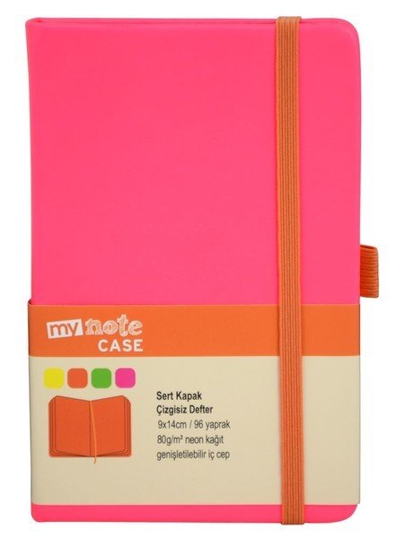 Mynote Case Neon-Neon 9X14 96Yp Duz PEMBE