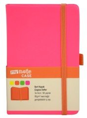 Mynote Case Neon-Neon 9X14 96Yp Duz PEMBE