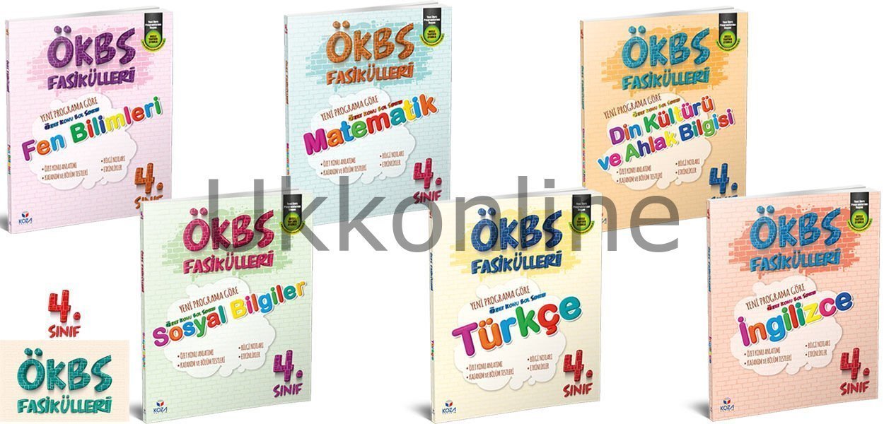4.SINIF ÖKBS(ÖZET KONU BOL SORU )TÜM DERSLER SORU BANKASI