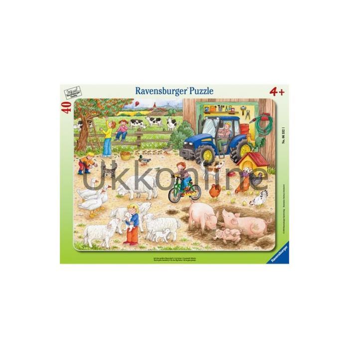 Ravensburger Çocuk Çerçeve 40 Parça 063321 Büyük Çiftlik