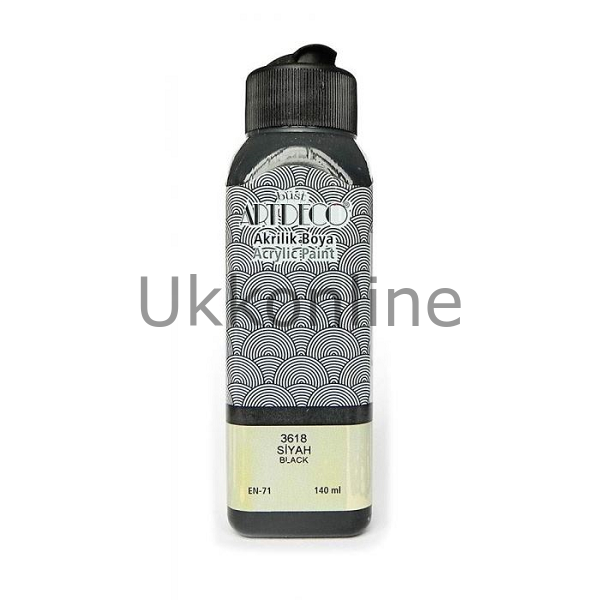 ARTDECO AKRİLİK BOYA 140 ml SİYAH