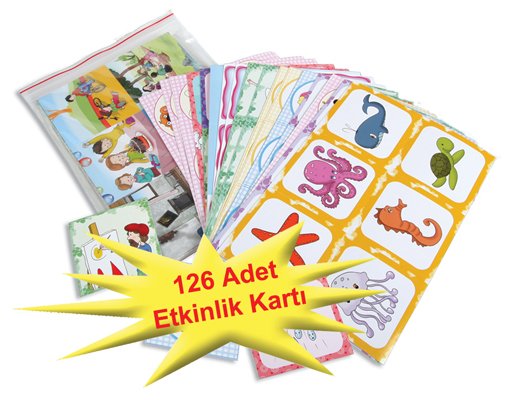 Etkinlik Kartları (126 adet) / Okul Öncesi Eğitimde Drama