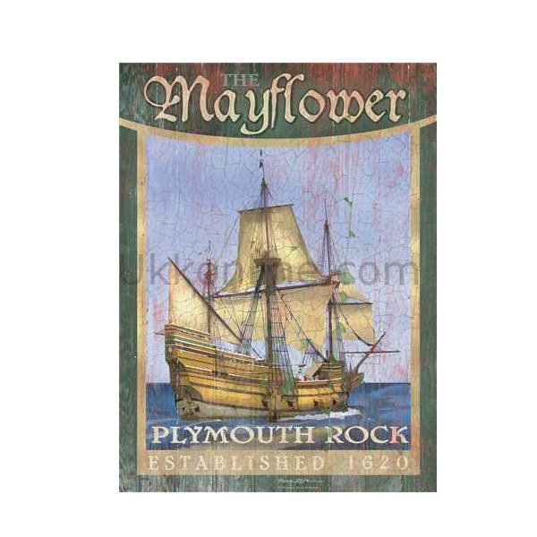 37039 MAYFLOWER AHŞAP EFEKTLİ /500 ParçaPuzzle