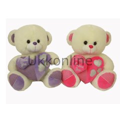 PHN081-40 PELUŞ 40 CM ÇİFT KALPLİ AYI