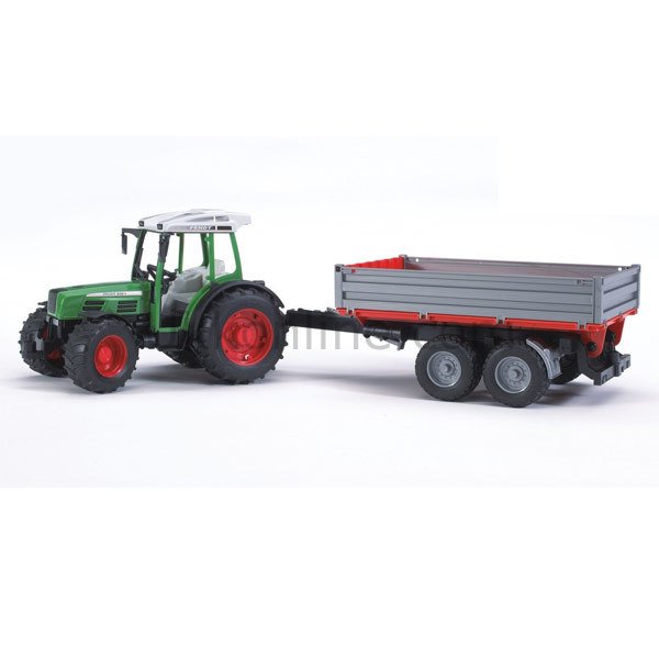 BR02104 TRAKTÖR KIRMIZI RÖMORKLU-FENDT 209 S