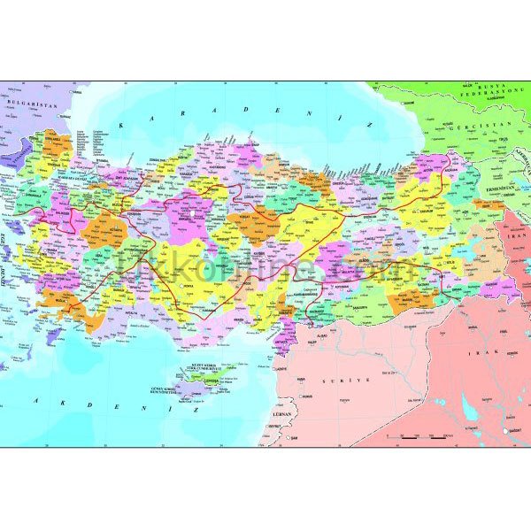 3269 TÜRKİYE SİYASİ HARİTASI/TÜRKİYE MAP