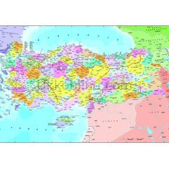 3269 TÜRKİYE SİYASİ HARİTASI/TÜRKİYE MAP