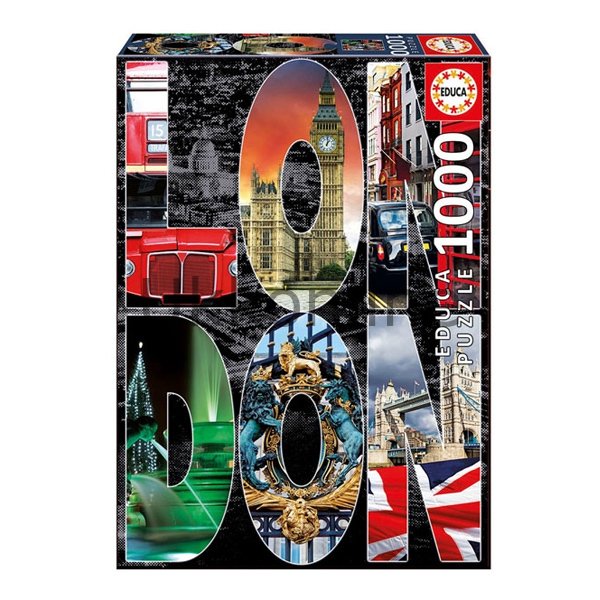 16786/EDU 1000pcs LONDON COLLAGE /Educa /1000 parça puzzle