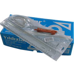 YILDIZLAR ÇİZİM SET PERGELLİ 30cm 19