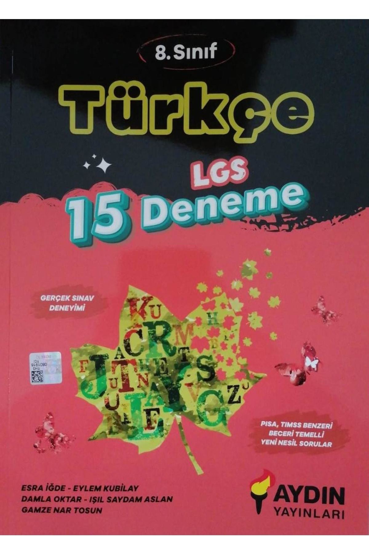 Aydın 8.sınıf Lgs Türkçe 15 Deneme