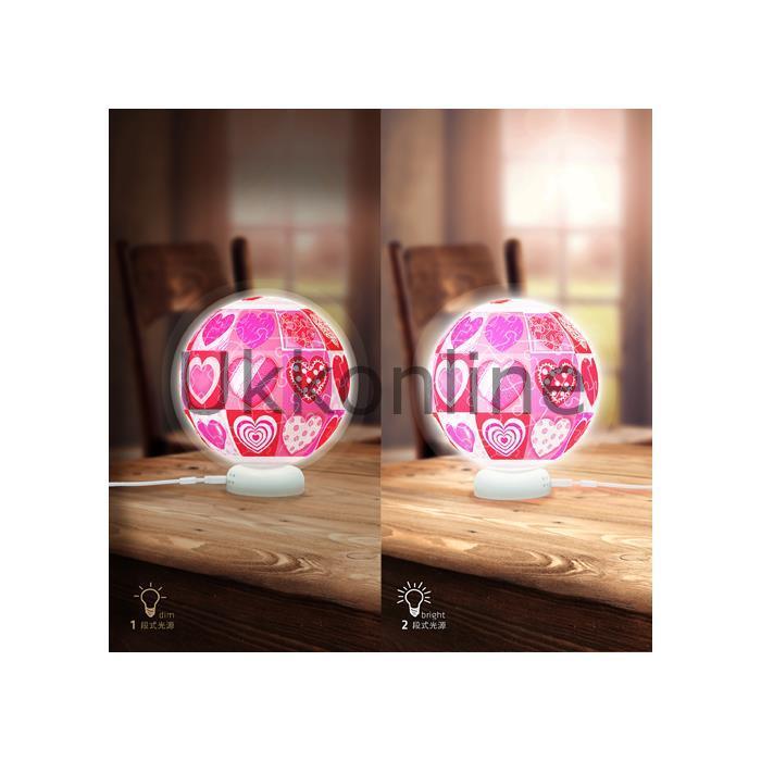 Pintoo J1011 Puzzle 3D  Işıklı Küre Aşk