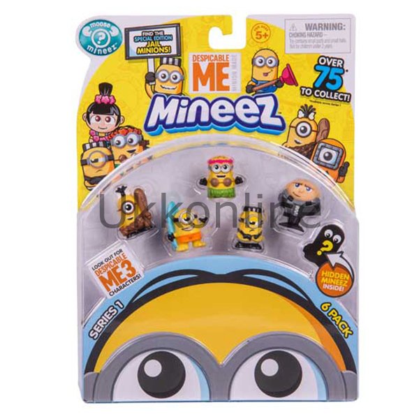 DEP01002 MINIONS MINEEZ 6lı KOLEK.PAKET -58203