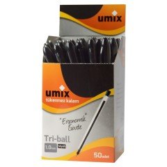 Umix Tri-Ball 1.0 Mm 50'Li Kutu - Siyah