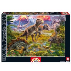 15969/EDU 500pcs DINOSAUR GATHERING /Educa /500 parça puzzle