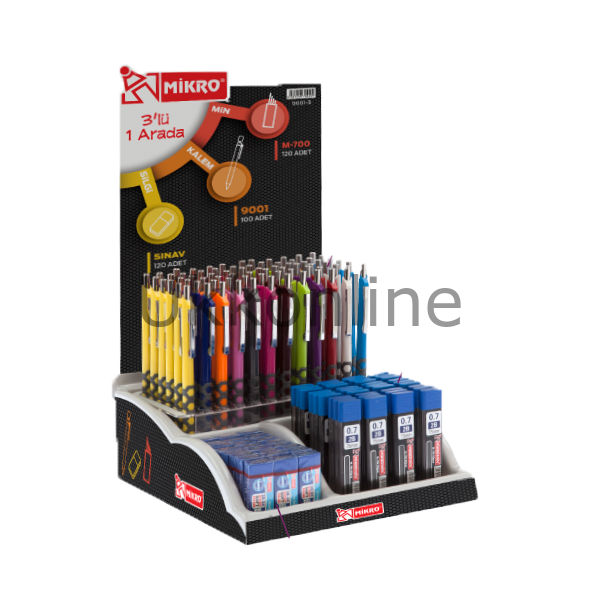 MİKRO VERSATİL KALEM-SİLGİ-MİN SET MP9001-3