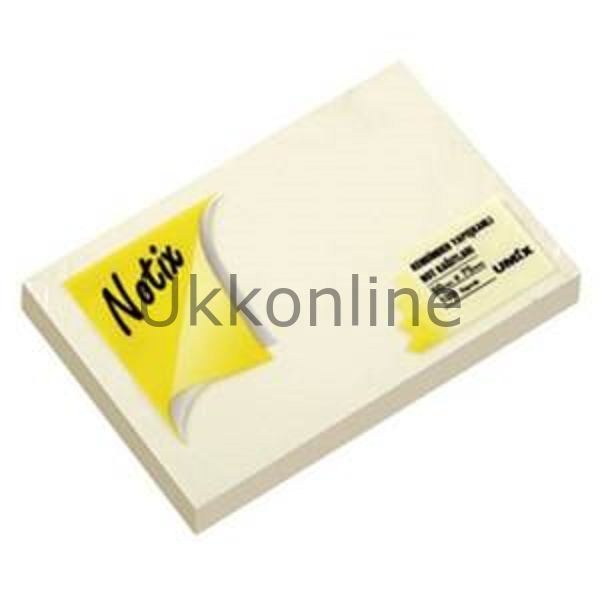 NOTİX NOT KAĞIT PASTEL SARI 100YP 125-75