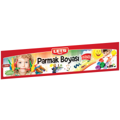 LETS PARMAK BOYA 25mG 6 RENK